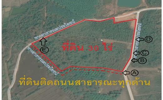 ขายที่ดิน 30 ไร่ ไกล้ด่านศุลกากรบึงกาฬ