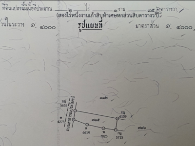 ขายที่ดิน 2 ไร่ 1 งาน 95.6 ตรว. นครนายก อำเภอองครักษ์ เจ้าของขายเอง