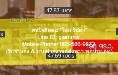 ให้เช่าที่ดินเปล่า 196 ตร.ว. “ซ.สุขุมวิท 40” ใกล้ท้องฟ้าจำลอง และสถานีขนส่งเอกมัย, ราคา 150,000 บาท/เดือน