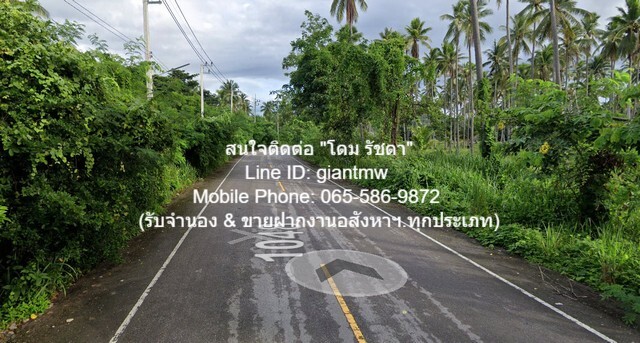 รหัส DHL-009.2 RENT ที่ดิน ืที่ดิน ทับสะแก จ.ประจวบคีรีขันธ์ 16000 ตารางวา 40000 B. ใกล้ อ่างเก็บน้ำบ้านทุ่งตาเค็ท เยี่ยม