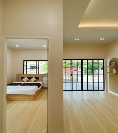 R7 บ้านในโครงการ กุลพันธ์วิวล์ 3 บ้านชั้นเดียว แปลงมุม รีโนเวทใหม่ ตกแต่ง Style Minimal