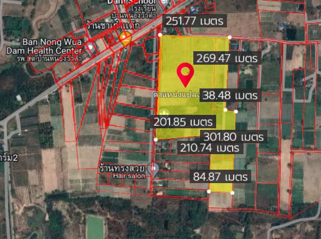 ที่ดิน ที่ดิน อ.ปากท่อ ราชบุรี 14654400 BAHT. ขนาด 17568 SQ.WA ใกล้ ร.ร.หนองวัวดำ 200 ม. ทำเลดี-เยี่ยม ร.ร.หนองวัวดำ 200 ม.