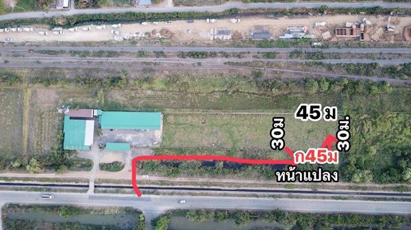 ขายที่ดิน 335 ตรว ต.หนองโน อ.เมืองสระบุรี ใกล้ร้านสาครผัดไท เจ้าดังป๊อกแป๊ก โทร 093-441-5691