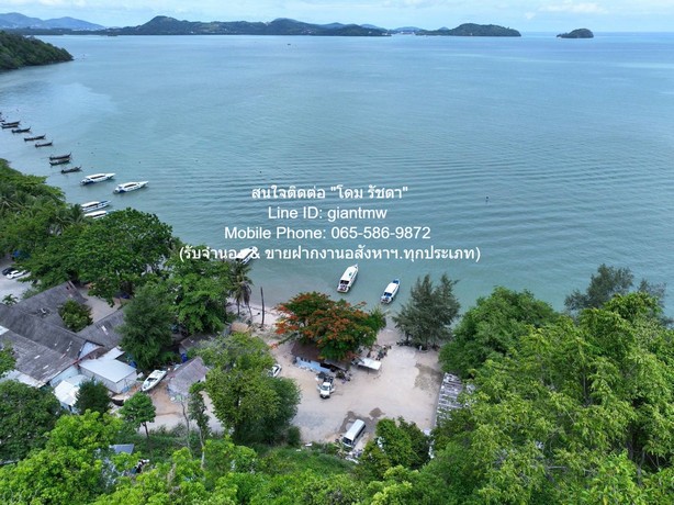 ขายที่ดินสวนป่า บนเนินไหล่เขา วิวทะเล (Seaview) เกาะสิเหร่ ภูเก็ต 5-0-48.7 ไร่ (ห่างชายทะเล 100 ม.), ราคา 76,826,250 บาท (15 ล้านบาท/ไร่)