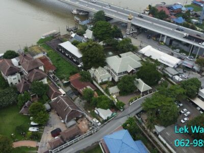 ขายที่ดินติดแม่น้ำ ทำเลทอง ใกล้สะพานพระราม 4 พร้อมวิวสวยๆ เหมาะสำหรับสร้างบ้านหรือธุรกิจ!