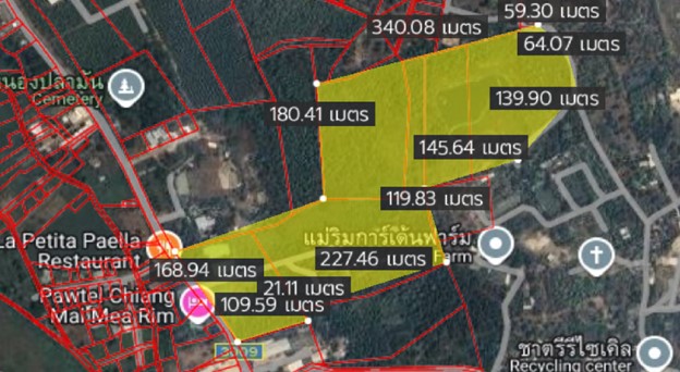 ขายที่ดิน 57 ไร่ อำเภอแม่ริม จังหวัดเชียงใหม่