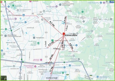 ขายถูกที่ดินห่างถนนคุ้มเกล้าเพียง50เมตร เนื้อที่ 3-0-71.6ไร่ แขวงลำปลาทิว เขตลาดกระบัง กรุงเทพมหานคร