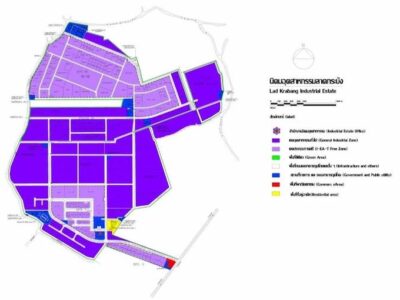 BL076 ให้เช่า-ขาย ที่ดินในนิคมฯลาดกระบัง ผังสีม่วง ใกล้โรงงานต่างๆ สามารถทำโรงงานหรือคลังสินค้าได้