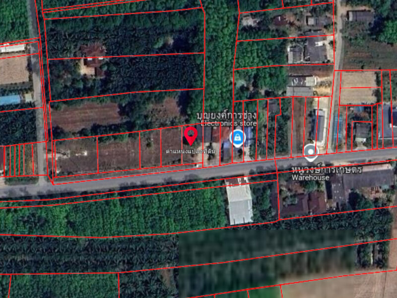 ขายที่ดินขนาด 1 งาน 55 ตร.วา ต.นาข้าวเสีย อ.นาโยง จ.ตรัง