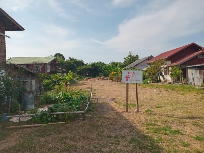 ขายที่ดินเปล่า ติดริมโขง ใกล้ห้าง ใกล้เมือง แหล่งชุมชน บรรยากาศดี จังหวัด มุกดาหาร