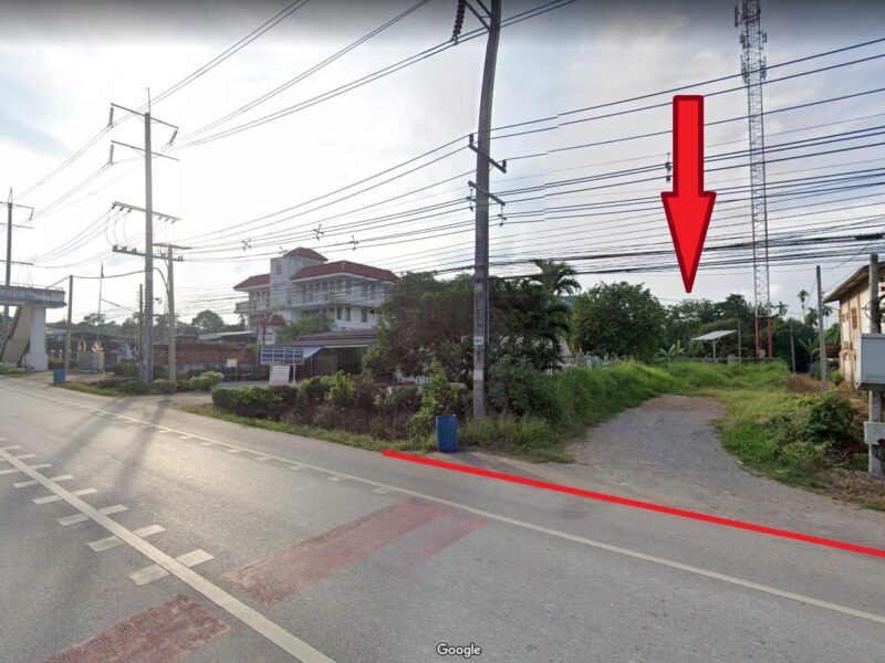 ขายด่วน ที่ดินเปล่า เนื้อที่ 161 ตรว. พิกัดถนนสุขุมวิท ตำบล ห้วยยาง อำเภอ แกลง จังหวัด ระยอง
