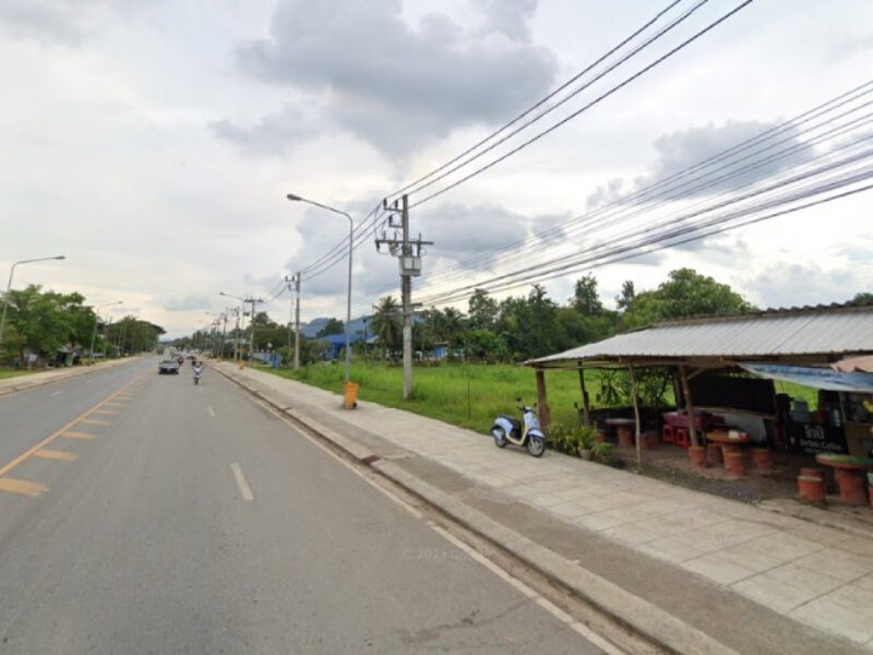 ขาย ที่ดิน ติดถนนอ่าวลึก-แหลมสัก 6 ไร่ 1 งาน 82 ตร.วา เหมาะทำโกดังออฟิศ หรือจัดสรรทำโครงการ