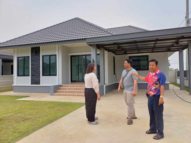 ขายบ้านเดี่ยวพร้อมที่ดิน ทำเลดี โครงการทำกินรวย 1 เมืองนครปฐม