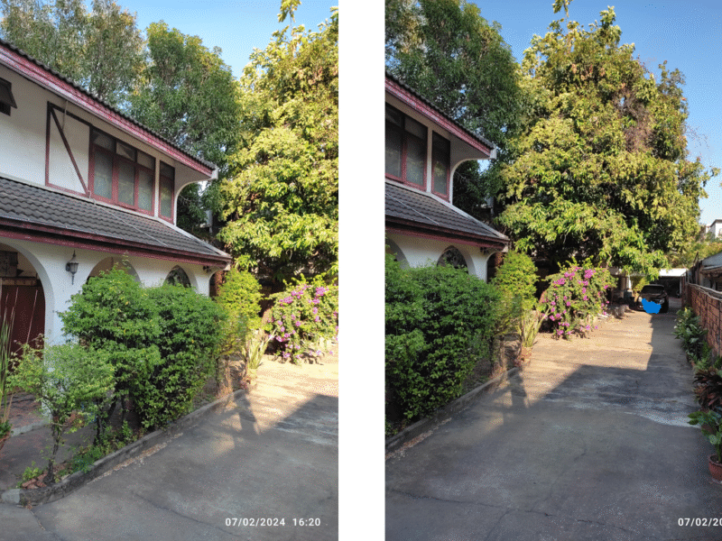 ขายที่ดินสวยพร้อมบ้านสองหลัง ถนนสุขุมวิท 71 กทม.