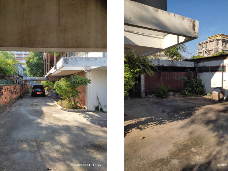 ขายที่ดินสวยพร้อมบ้านสองหลัง ถนนสุขุมวิท 71 กทม.