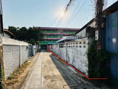 ที่ดินเปล่าแปลงสวย เอกชัย 41 ถมแล้ว พร้อมปลูกบ้าน ติดโรงเรียนวัดสิงห์ ใกล้พระราม 2