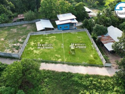 ที่ดินทำเลสร้างบ้าน ต.ขามใหญ่ 84 ตรว. (มี 2 แปลง)