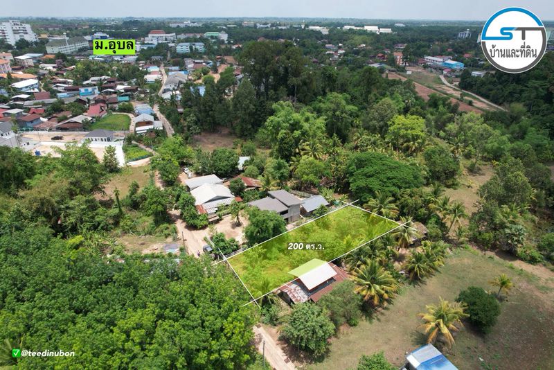 ที่ดินโซน ม.อุบล 200 ตรว. ราคาถูก