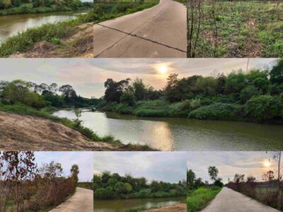 ขายที่ดินติดแม่น้ำบางปะกง วิวสวย บรรยากาศดีมาก! เนื้อที่ 5 ไร่กว่า ตั้งอยู่ที่ ต.หาดนางแก้ว อ.กบินทร์บุรี จ.ปราจีนบุรี หน้ากว้างประมาณ 70 เมตร ด้านหน้าติดถนนคอนกรีต ด้านหลังติดแม่น้ำบางปะกง ด้านข้างยังติดคลองธรรมชาติ