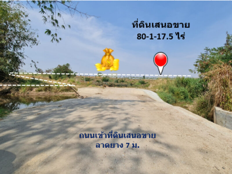 ขาย ที่ดิน เขตพัฒนาพิเศษภาคตะวันออก EEC จ.ระยอง ต.มาบยางพร อ.ปลวกแดง 80 ไร่ 1 งาน 17.5 ตรว ผังเมืองสีม่วงลาย ประเภทพัฒนาอุตสาหกรรม.