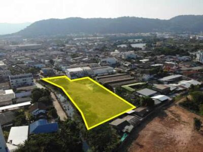 ขายที่ดิน 2.8 ไร่ ใจกลางเมืองภูเก็ต ติดถนนเยาวราช | ตรงข้าม รพ.กรุงเทพภูเก็ต | เหมาะพัฒนาโครงการอสังหา