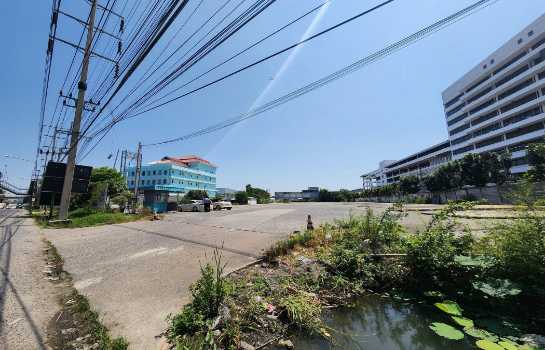 ให้เช่าที่ดิน 6 ไร่ ติดถนนบางนา-ตราด ใกล้ทางด่วนและสนามบินสุวรรณภูมิ