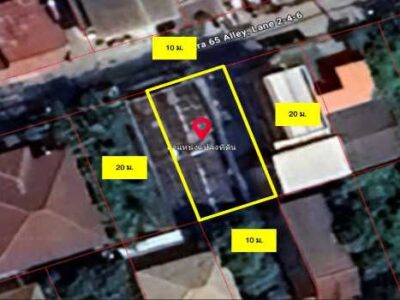 ขาย ที่ดิน รามอินทรา 65 แยก 2-4-6 49.9 ตร.วา ใกล้สถานีรถไฟฟ้าวัชรพลและรามอินทรา กม.6 แปลงสี่เหลี่ยมสวย เหมาะสร้างบ้าน