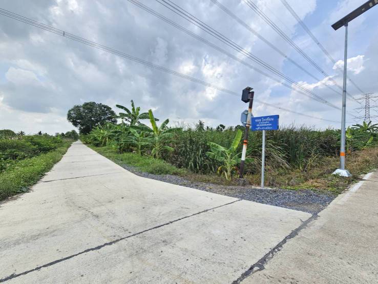 ขายที่ดินเปล่า แปลงสวย ซอยโรงช้อน หนองเสือ ปทุมธานี