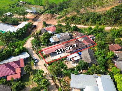 ขายที่ดินพร้อมบ้าน 131 ตร.ว. ต.สันทราย อ.แม่จัน จ.เชียงราย