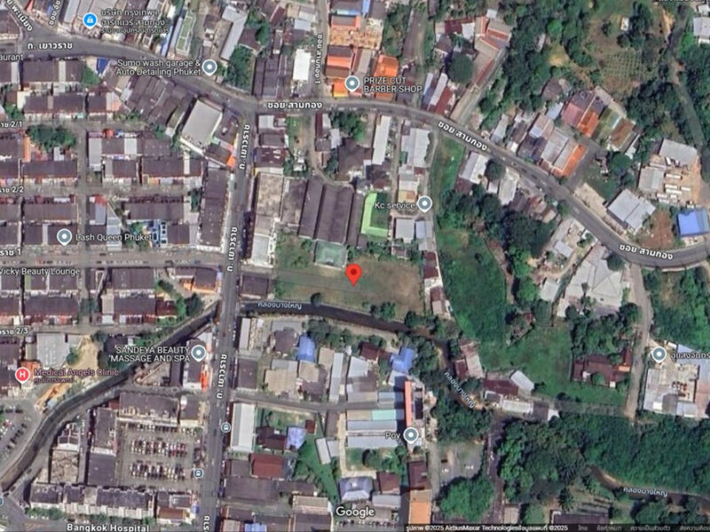 ขายที่ดิน 2.8 ไร่ ใจกลางเมืองภูเก็ต ติดถนนเยาวราช | ตรงข้าม รพ.กรุงเทพภูเก็ต | เหมาะพัฒนาโครงการอสังหา