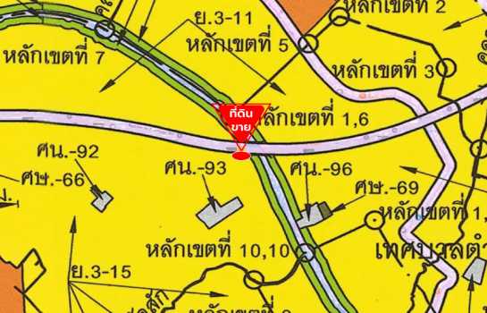 ขายที่ดิน 7 ไร่ 1 งาน 39 ตร.ว. ติดถนนนครอินทร์ ใกล้ ม.ราชพฤกษ์