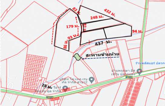 ขาย ที่ดิน เขตพัฒนาพิเศษภาคตะวันออก EEC จ.ระยอง ต.มาบยางพร อ.ปลวกแดง 80 ไร่ 1 งาน 17.5 ตรว ผังเมืองสีม่วงลาย ประเภทพัฒนาอุตสาหกรรม.