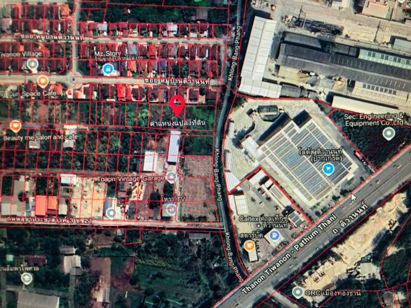 ขายที่ดินเปล่า 102 ตร.วา ยังไม่ถม ซอยสุขาประชาสรรค์ 3 ซอย 21 ใกล้แยกสวนสมเด็จ ปากเกร็ด นนทบุรี ราคา 2.1 ล้าน‼️