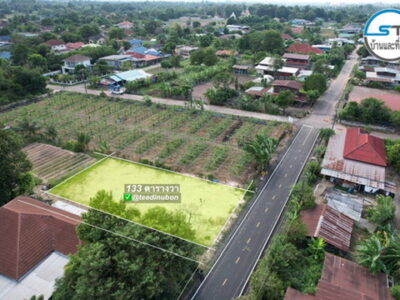 ที่ดินแปลงสวยติดลาดยาง 133 ตรว. บ้านเกษตร ต.คำขวาง