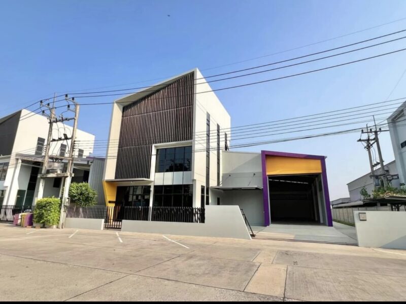 ขายโรงงาน โกดัง คลังสินค้าสร้างใหม่ ที่ดินย่านบางบัวทอง340