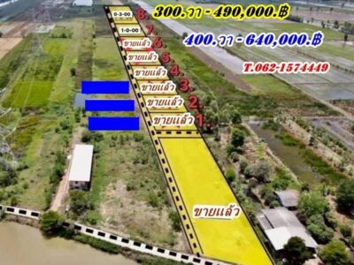 2 แปลงสุดท้าย ขายถูกมากที่ดินโซนวังน้อย - T.062-1574449