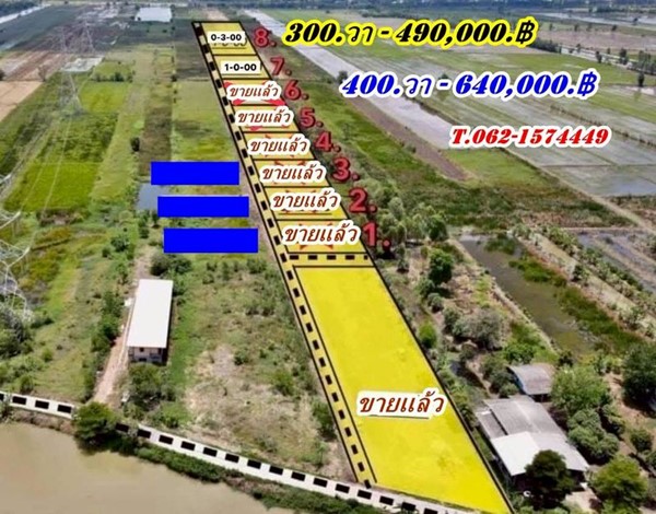 2 แปลงสุดท้าย ขายถูกมากที่ดินโซนวังน้อย - T.062-1574449