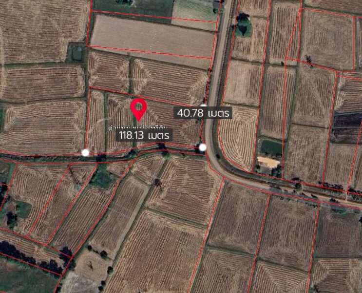 ที่ดิน เมืองร้อยเอ็ด 3 ไร่ 3 งาน 81 ตรว. ใกล้เมือง ทำเลดี บรรยากาศเงียบสงบ