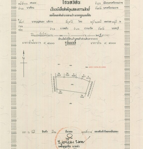 ขายที่ดิน 3 โฉนด