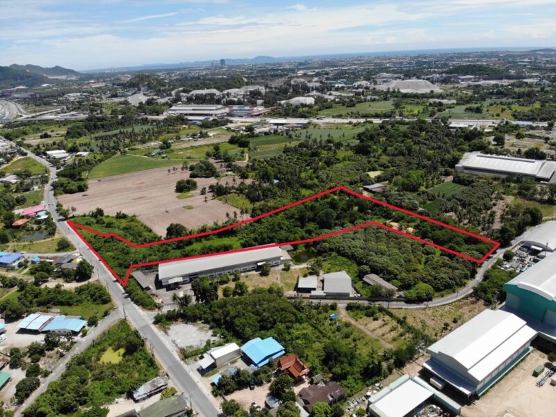 ขาย ที่ดิน EECติดมอเตอร์เวย์ เมืองชลบุรี หนองข้างคอก 13 ไร่ 1 งาน 78 ตร.วา เข้าออกมอเตอร์เวย์ได้หลายทาง เหมาะทำโรงงาน โกดังสินค้า