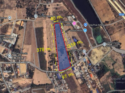 ขาย ที่ดิน พัทยา ทุ่งกลม-ตาลหมัน เนื้อที่ 15 ไร่ 2 งาน 83.5 ตรว
