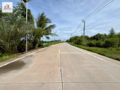 ที่ดินบ่อกุ้ง ประชาอุทิศ 90 สมุทรปราการ น้ำตื้นดินแน่น ผังสีเหลือง