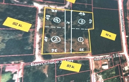 ขาย ที่ดิน ซอยแบนชะโด 3 คลองสามวา มีนบุรี 375 ตร.วา เหมาะทำโกดัง ฟาร์มผัก บ้านพักอาศัย