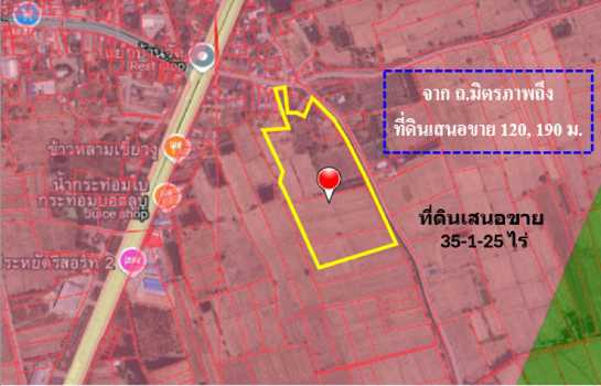 ขาย ที่ดิน ผืนใหญ่แปลงสวย ใกล้พืชสวนโลกโคราช ทำเลทองแห่งอนาคตไกล บ้านวัด ฝั่งตะวันออก 35 ไร่ 1 งาน 26 ตรว ในทำเลศักยภาพสูง ผังเมืองสีชมพู