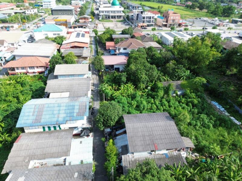 ขายที่ดินมีนบุรี 100ตรว. ซอยราษฎร์อุทิศ25-6 ใกล้ถนนใหญ่แค่100ม. รูปสี่เหลี่ยมสวย ปากซอยตรงข้ามMR.DIY เหมาะสร้างบ้านเดี่ยว บรรยากาศสงบส่วนตัว