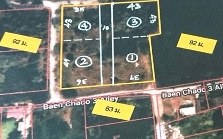 ขาย ที่ดิน ซอยแบนชะโด 3 คลองสามวา มีนบุรี 375 ตร.วา เหมาะทำโกดัง ฟาร์มผัก บ้านพักอาศัย