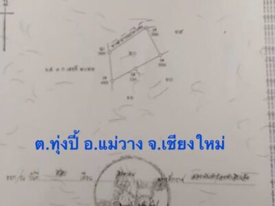 ขายที่ดินสวย2แปลงติดกัน จำนวน 2ไร่ 59 ตารางวา ต.ทุ่งปี้ อ.แม่วาง จ.เชียงใหม่
