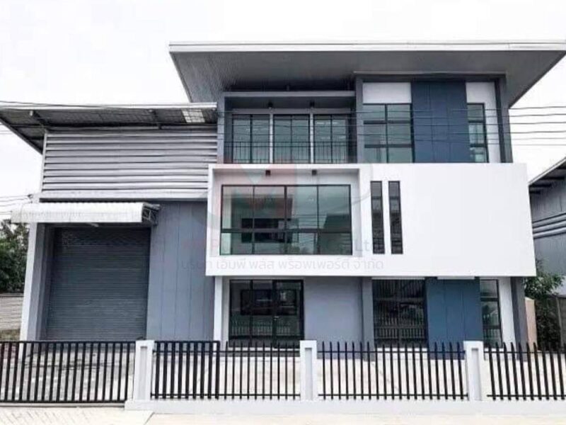 ที่ดิน+โกดัง บางบัวทอง ติดถนนใหญ่