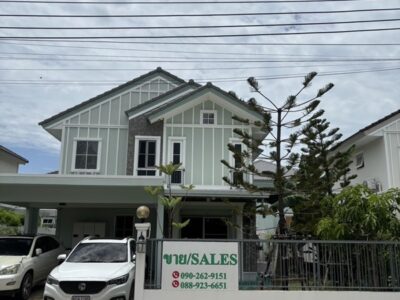 ขายบ้านเดี่ยว 2 ชั้น หมู่บ้านวิลลาจิโอ้ 2 ศรีนครินท์-บางนา อยู่ใกล้เมกาบางนา ทางด่วน โทร 090-262-9151