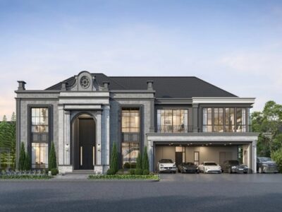 VIVE กรุงเทพกรีฑาตัดใหม่ ใกล้ รร.นานาชาติ บ้านเดี่ยว 3 ชั้น พร้อม Glass House โทร 081-8119186